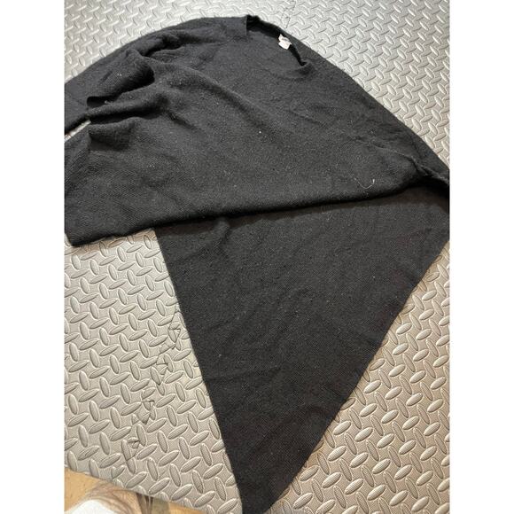 Helmut Lang Baby Alpaca Poncho Sweater Womens Small One Sleeve Asymmetrical Goth - Picture 6 of 11